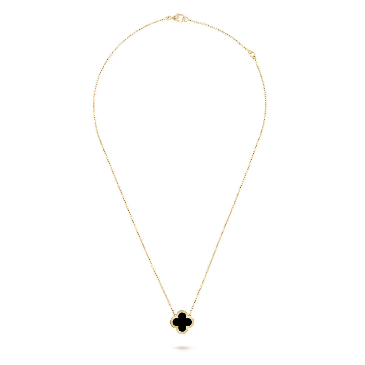 Carave Paris Black Clover Pendant Necklace