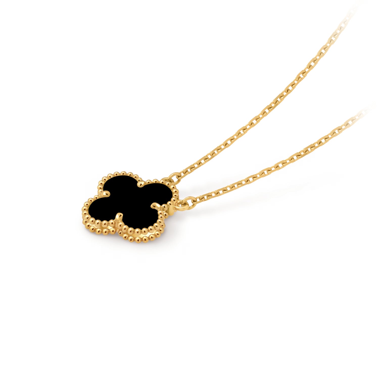 Carave Paris Black Clover Station Necklace