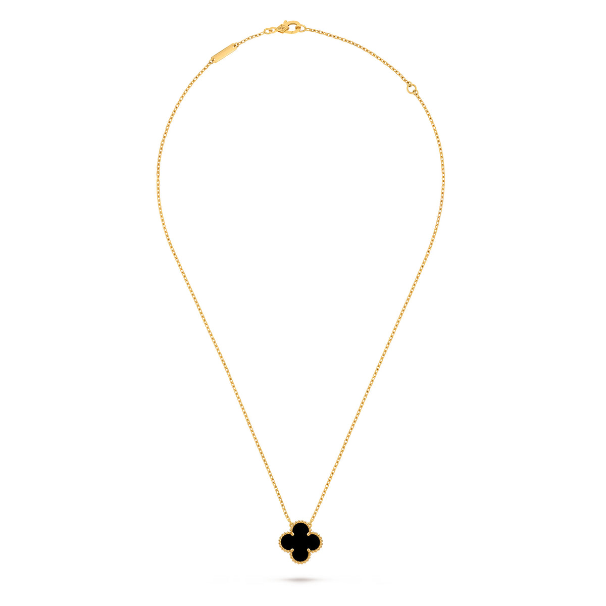 Carave Paris Black Clover Station Necklace