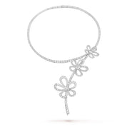 Carave Paris Blooming Floral Diamond Collar Necklace