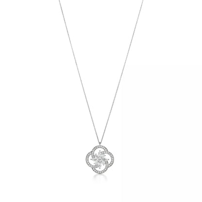 Carave Paris Floral Medallion Pendant Necklace