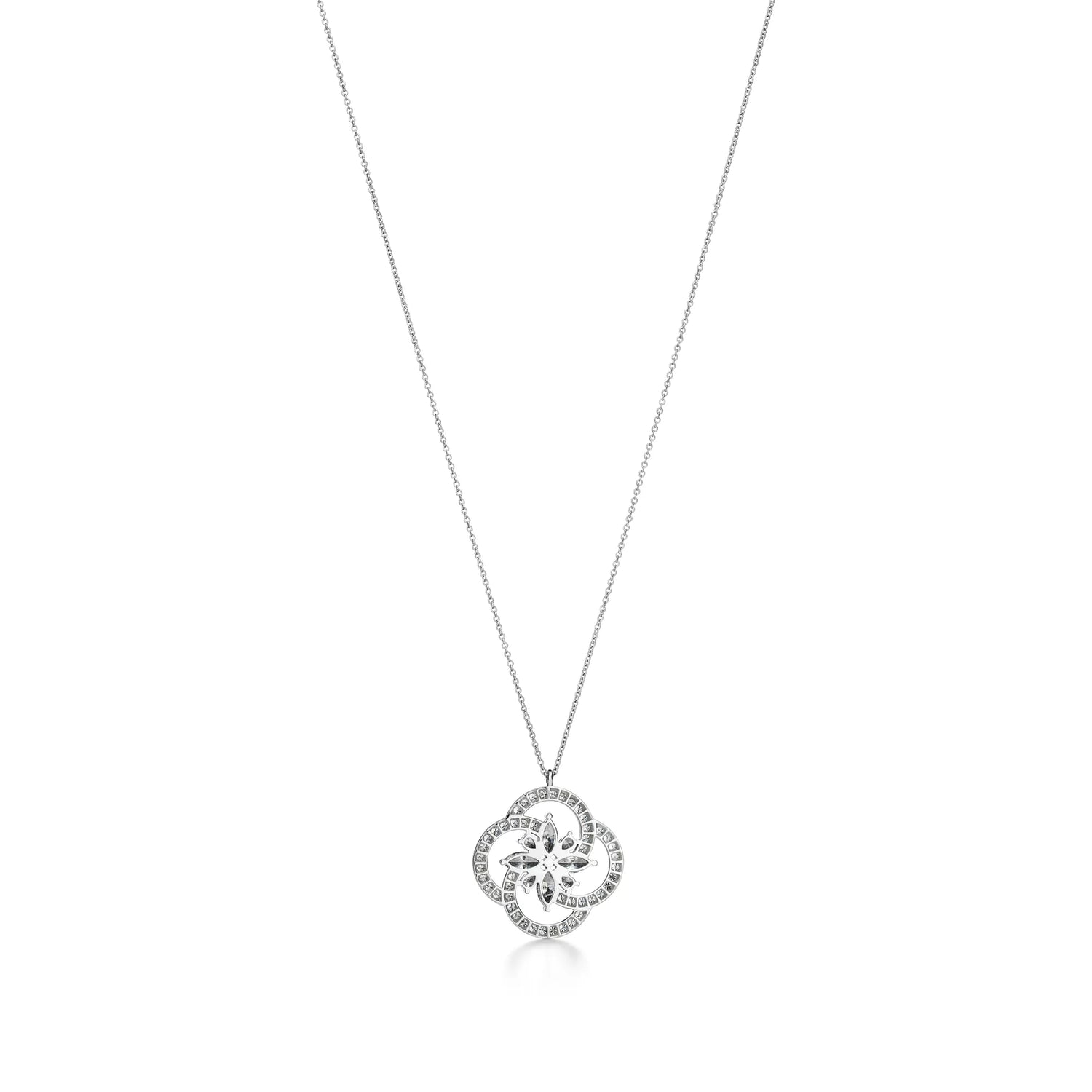 Carave Paris Floral Medallion Pendant Necklace