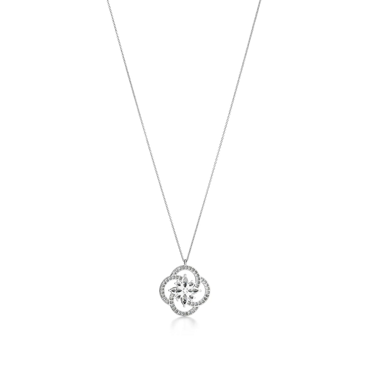 Carave Paris Floral Medallion Pendant Necklace