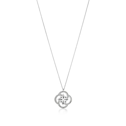 Carave Paris Floral Medallion Pendant Necklace