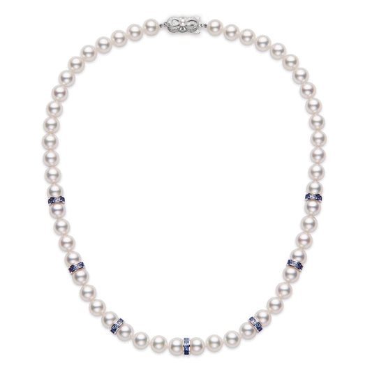 Carave Paris Blue Accent Pearl Necklace