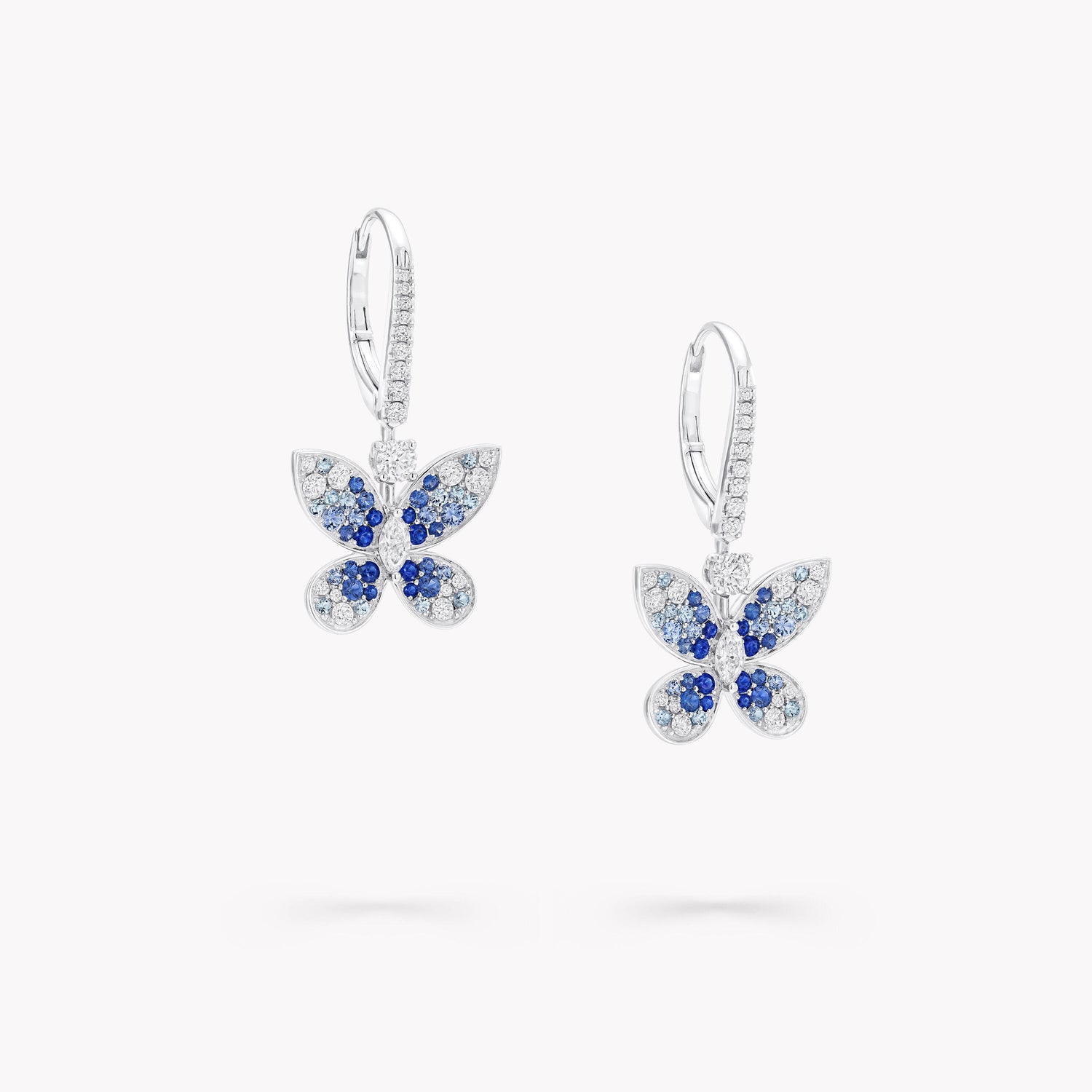 Carave Paris Blue Butterfly Drop Earrings