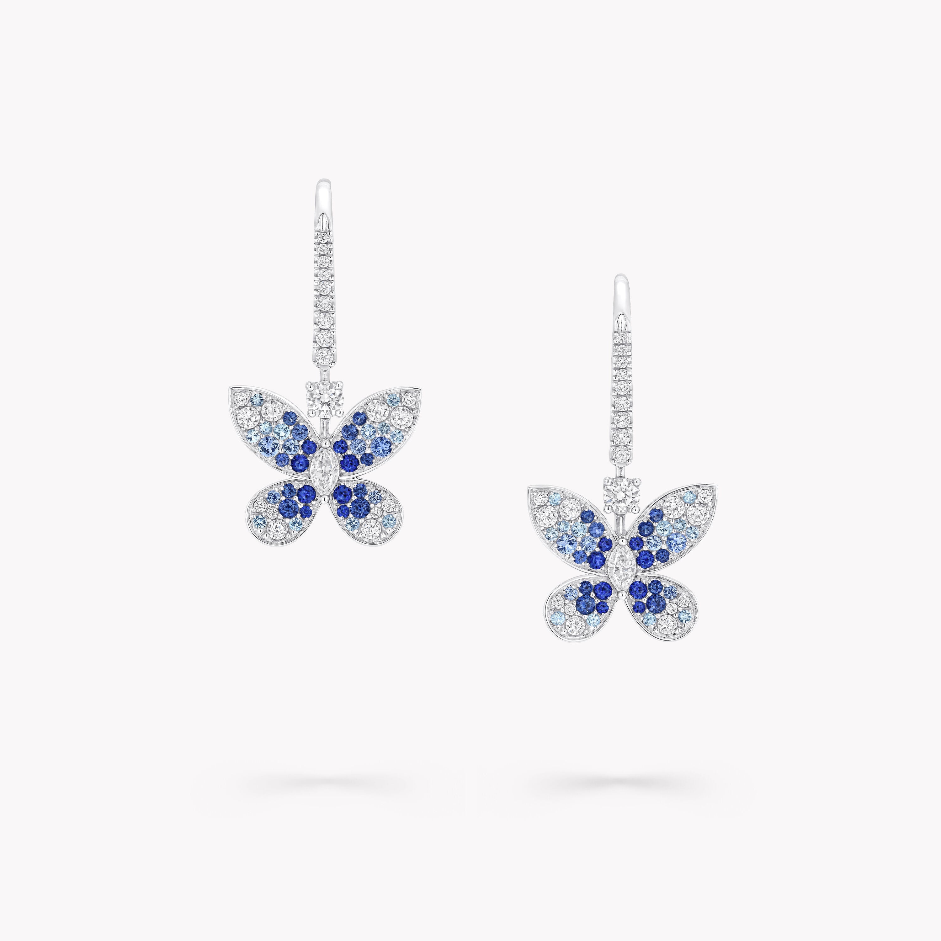 Carave Paris Blue Butterfly Drop Earrings