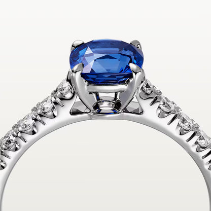 Carave Paris Blue Cushion Halo Ring
