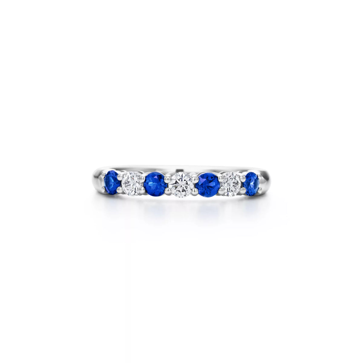 Carave Paris Blue Sapphire Diamond Eternity Band