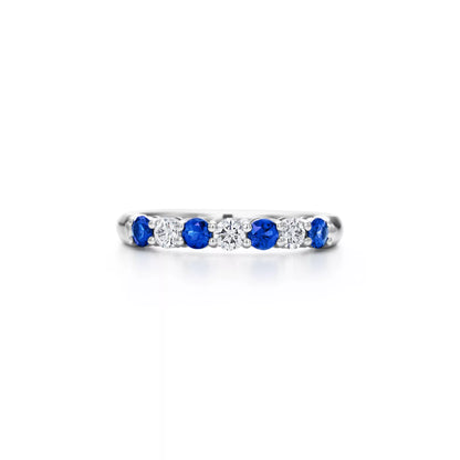 Carave Paris Blue Sapphire Diamond Eternity Band
