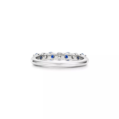 Carave Paris Blue Sapphire Diamond Eternity Band