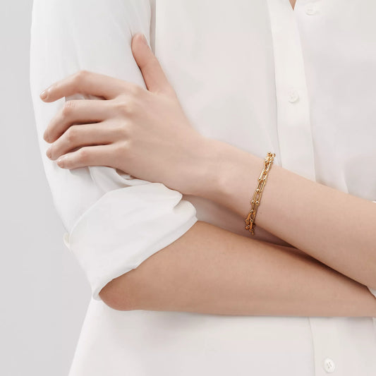 Carave Paris Beaded Link Chain Bracelet