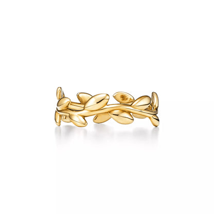 Carave Paris Botanical Leaf Vine Band Ring