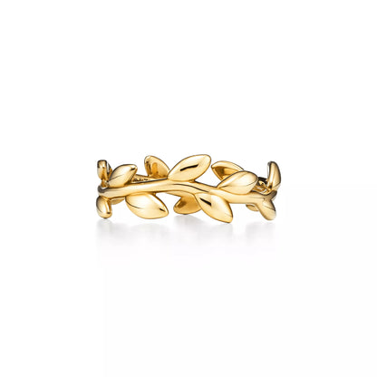 Carave Paris Botanical Leaf Vine Band Ring