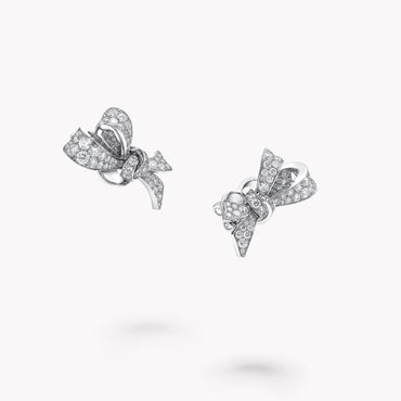 Carave Paris Bow Diamond Stud Earrings