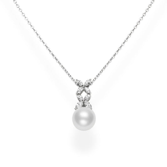 Carave Paris Bow Pearl Pendant Necklace