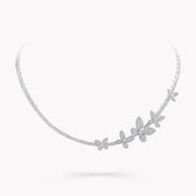 Carave Paris Butterfly Diamond Collar Necklace