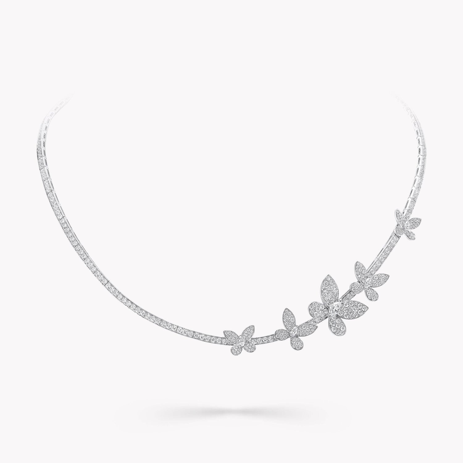 Carave Paris Butterfly Diamond Collar Necklace