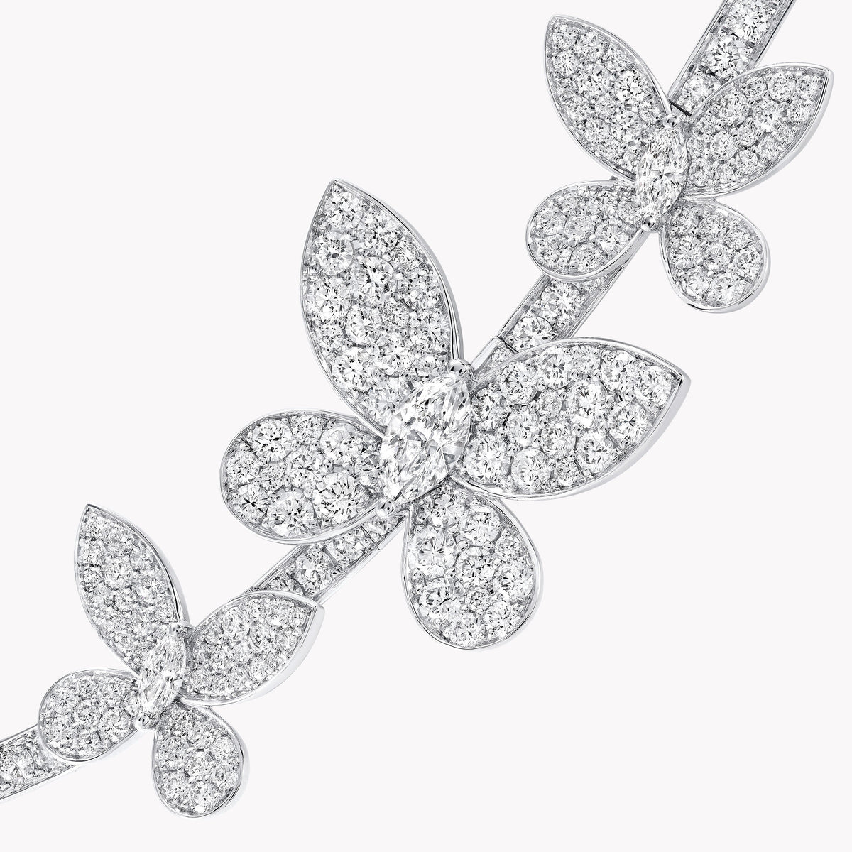 Carave Paris Butterfly Diamond Collar Necklace