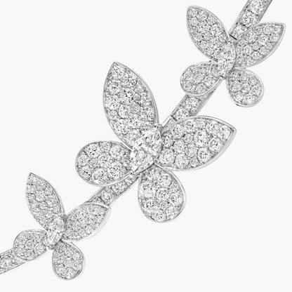 Carave Paris Butterfly Diamond Collar Necklace