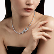 Carave Paris Butterfly Diamond Collar Necklace