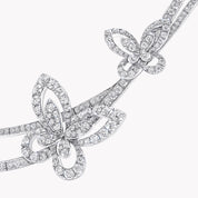 Carave Paris Butterfly Diamond Double Collar Necklace