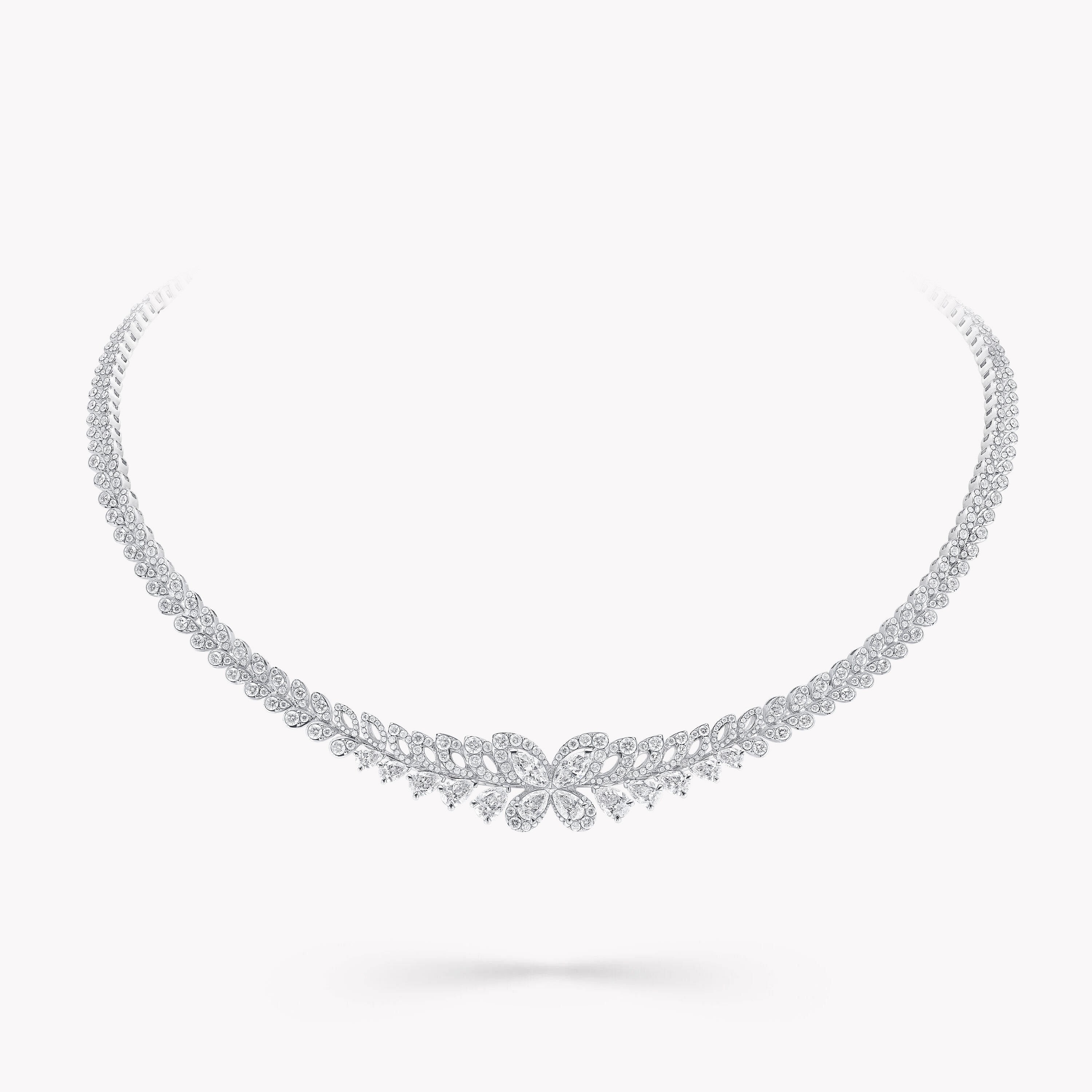 Carave Paris Butterfly Floral Diamond Necklace