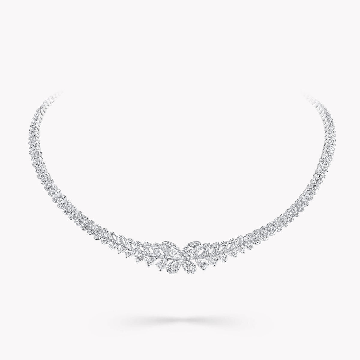 Carave Paris Butterfly Floral Diamond Necklace