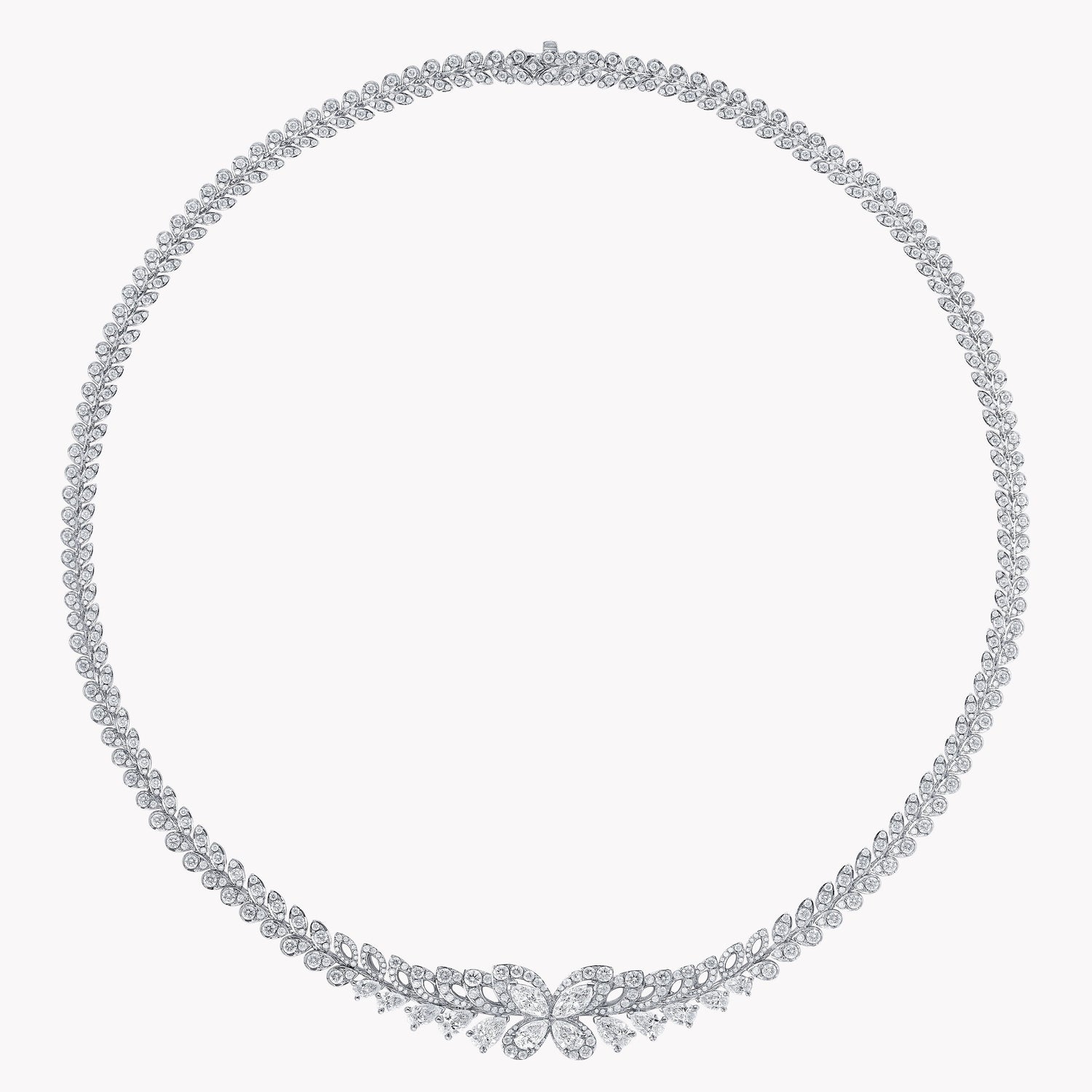 Carave Paris Butterfly Floral Diamond Necklace