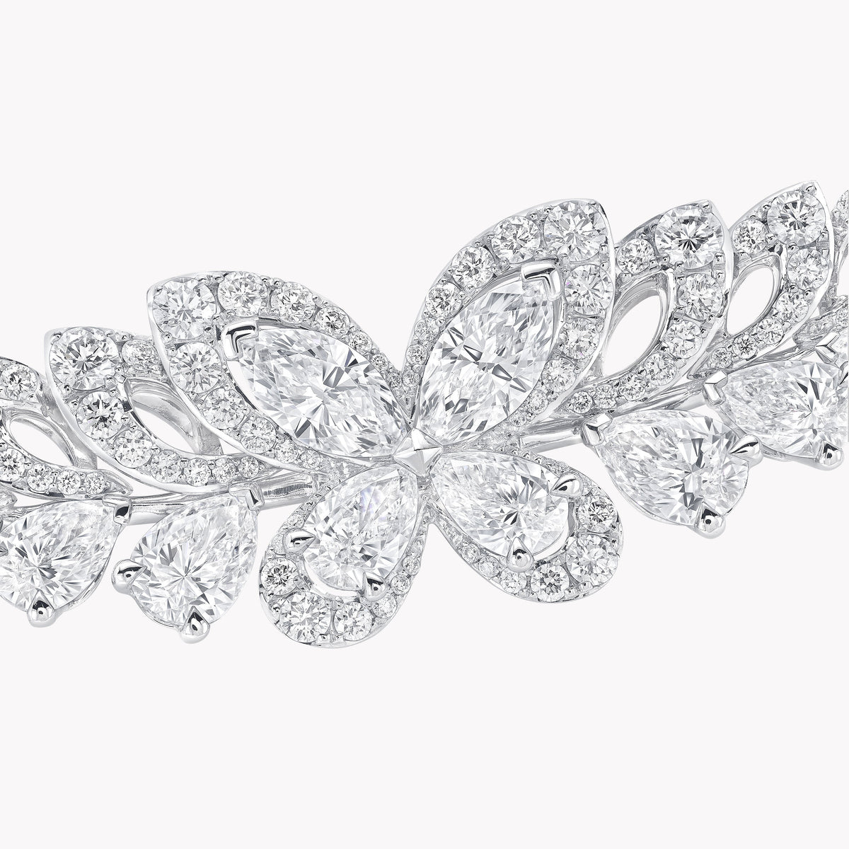 Carave Paris Butterfly Floral Diamond Necklace