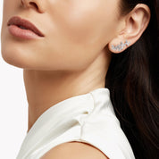 Carave Paris Butterfly Vine Diamond Ear Climber Earrings