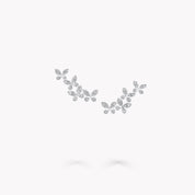 Carave Paris Butterfly Vine Diamond Ear Climber Earrings