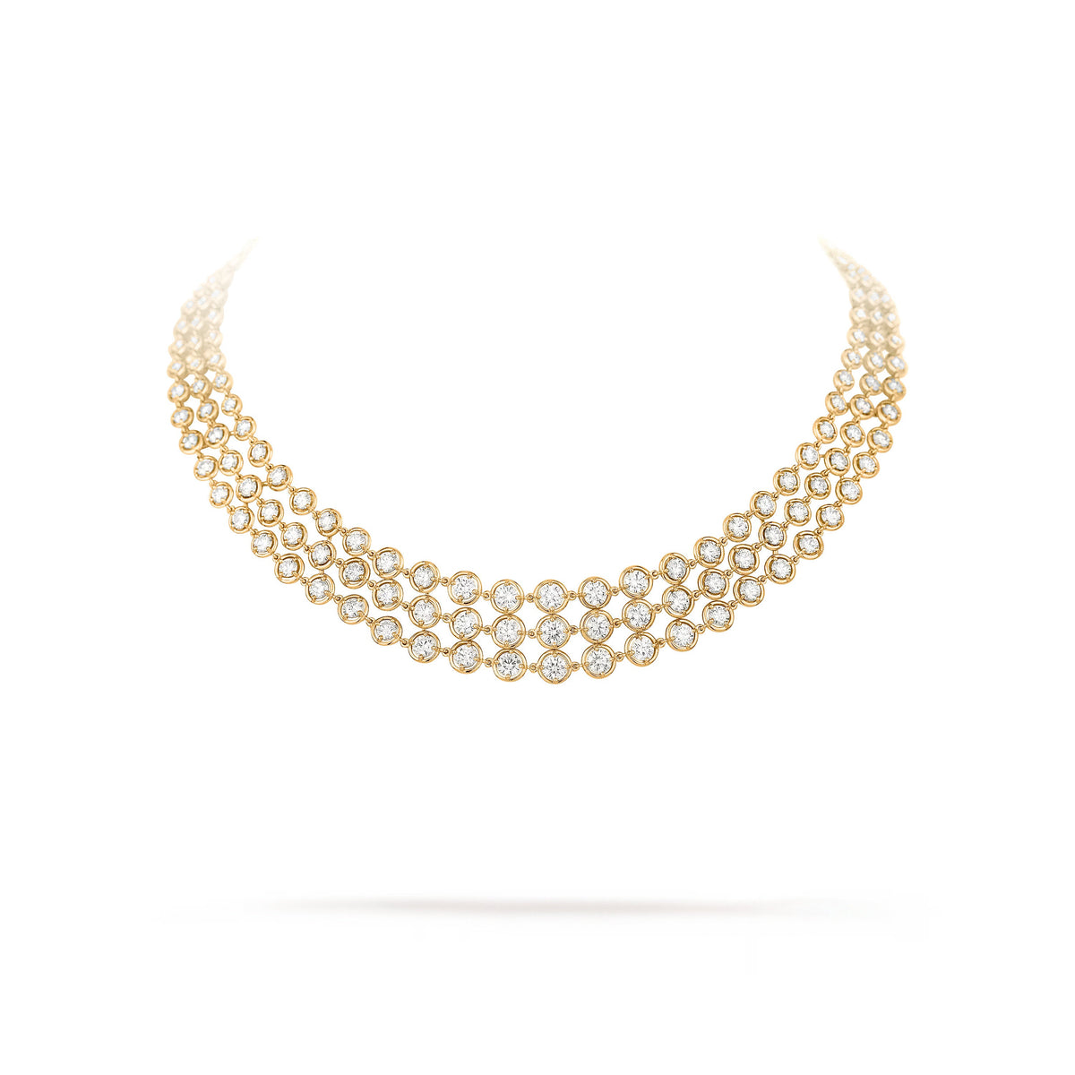 Carave Paris Cascade Bezel Diamond Necklace
