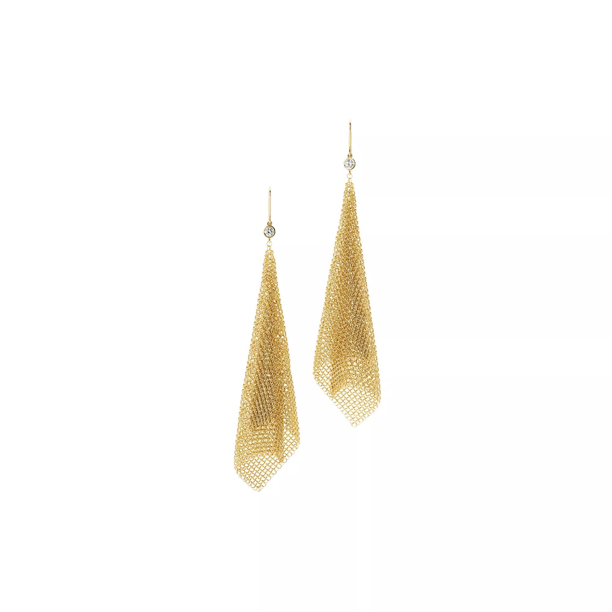 Carave Paris Cascade Chain Mesh Drop Earring