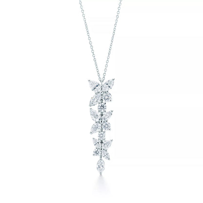 Carave Paris Cascading Marquise Cluster Pendant Necklace