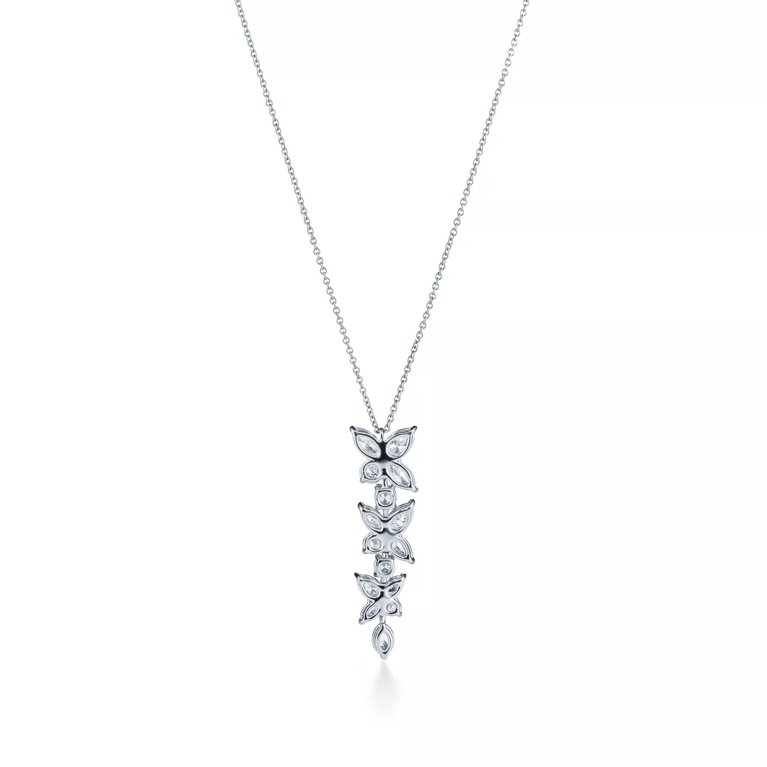 Carave Paris Cascading Marquise Cluster Pendant Necklace