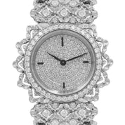 Carave Paris Celestial Lattice Diamond Watch in White Gold
