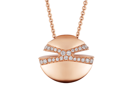 Carave Paris Celestial Orb Diamond Pendant Necklace