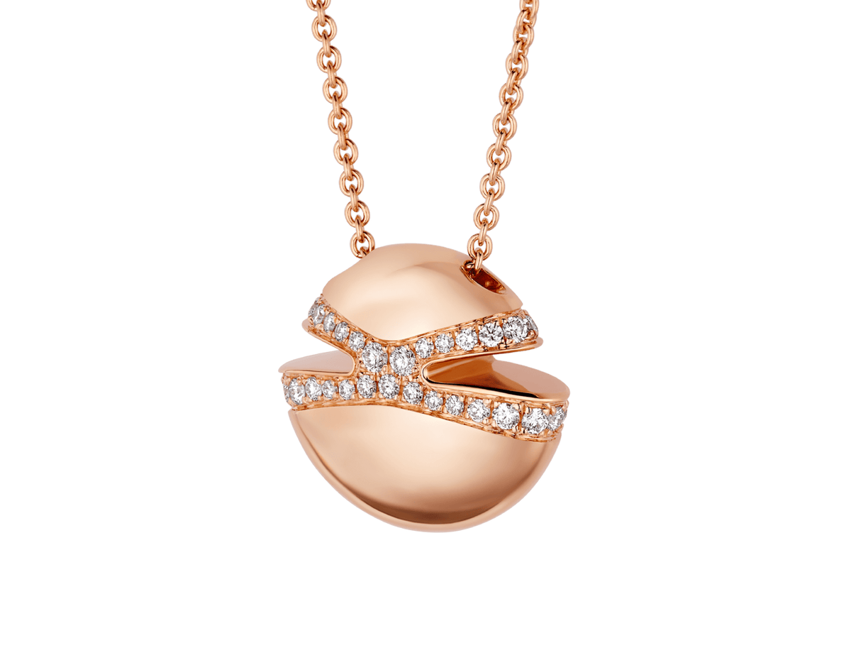 Carave Paris Celestial Orb Diamond Pendant Necklace