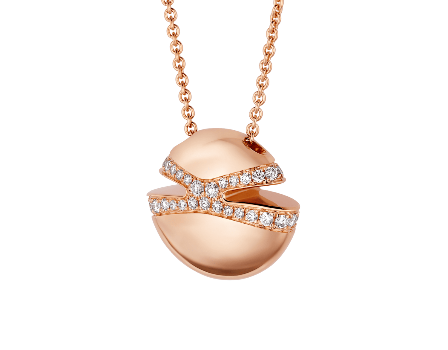 Carave Paris Celestial Orb Diamond Pendant Necklace