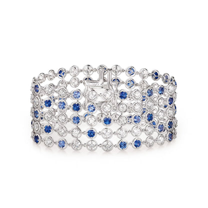 Carave Paris Celestial Radiance Multi-Row Gemstone Bracelet