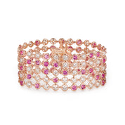 Carave Paris Celestial Radiance Multi-Row Gemstone Bracelet