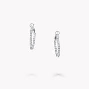 Carave Paris Classic Diamond Hoop Earrings