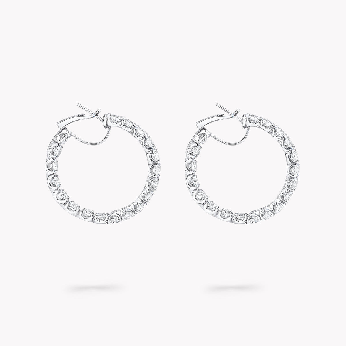 Carave Paris Classic Diamond Hoop Earrings