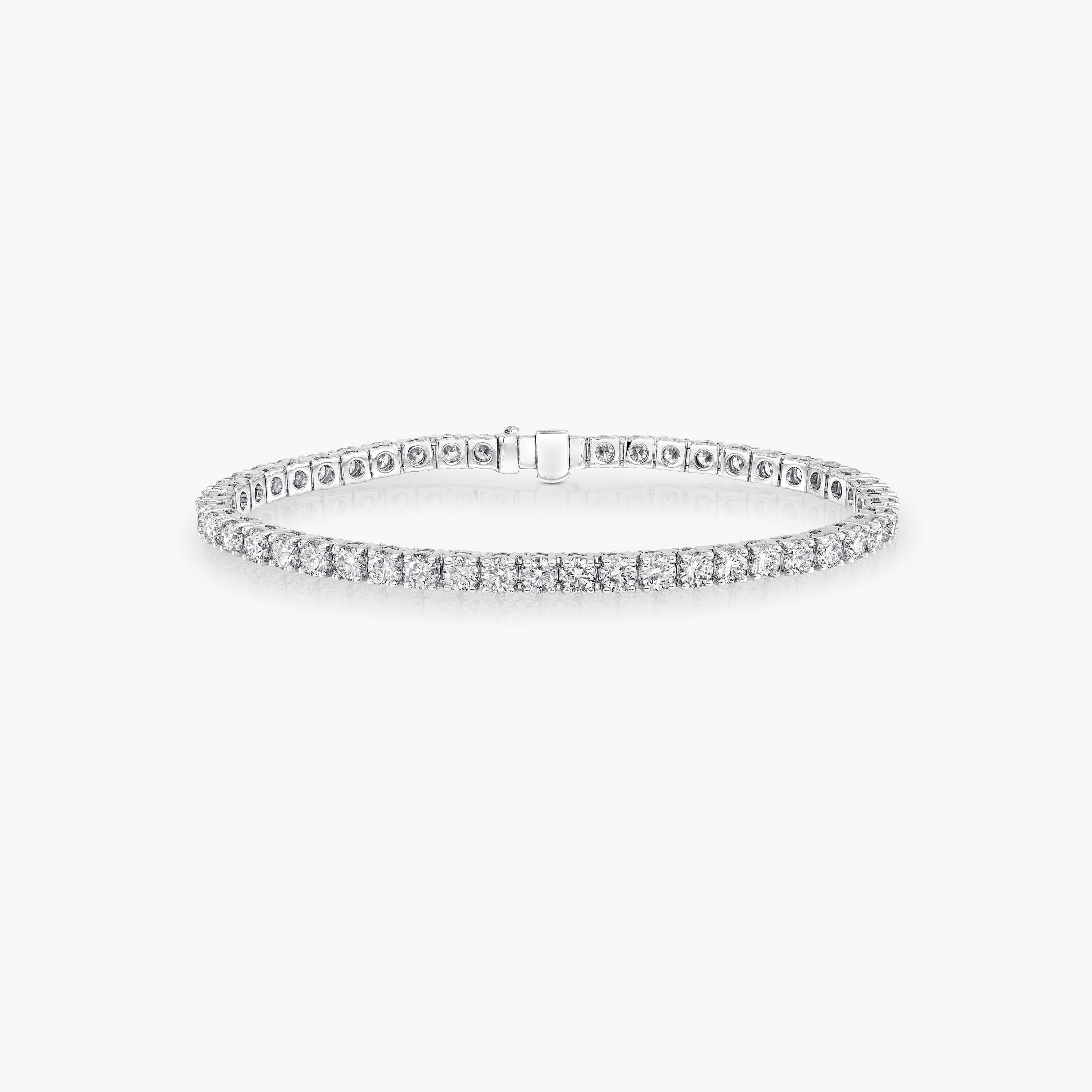 Carave Paris Classic Diamond Tennis Bracelet White Gold