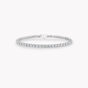 Carave Paris Classic Diamond Tennis Bracelet White Gold