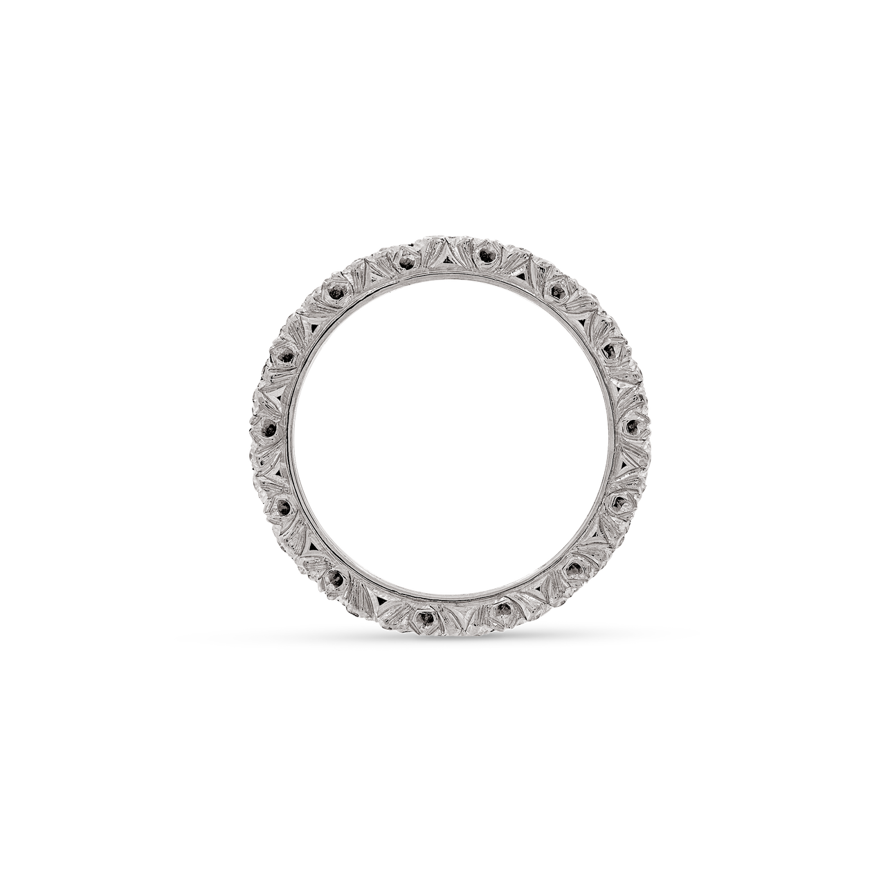 Carave Paris Classic Filigree Eternity Band Ring