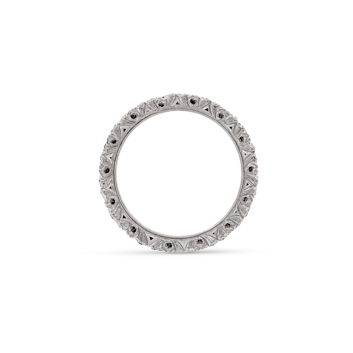 Carave Paris Classic Filigree Eternity Band Ring