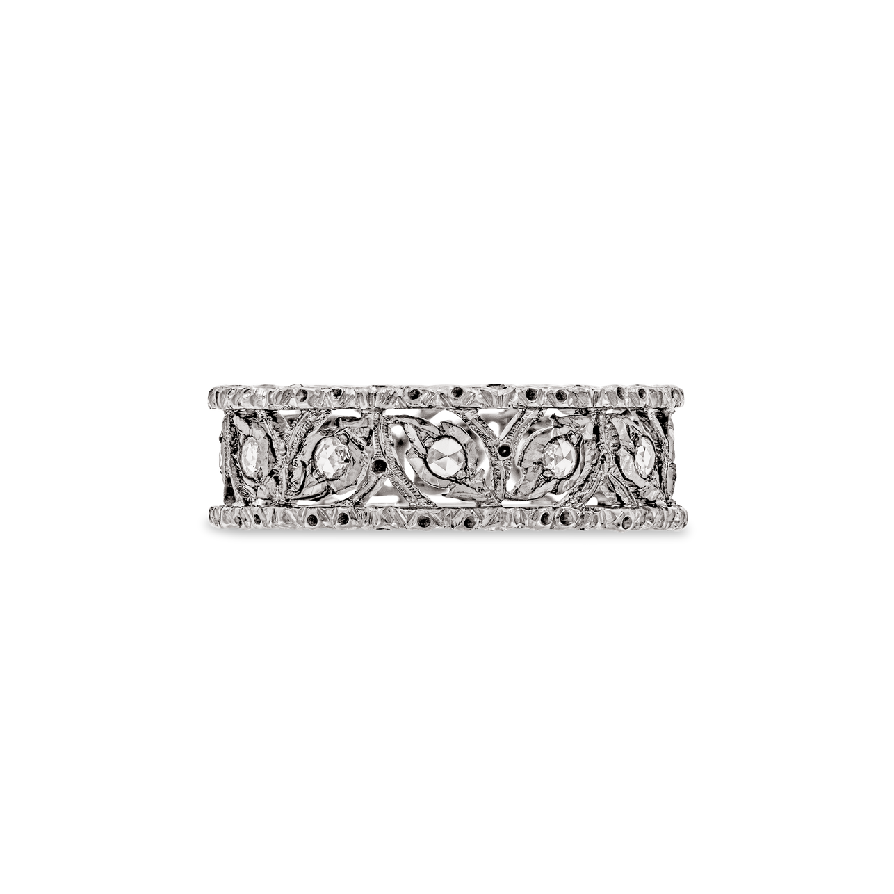 Carave Paris Classic Filigree Eternity Band Ring