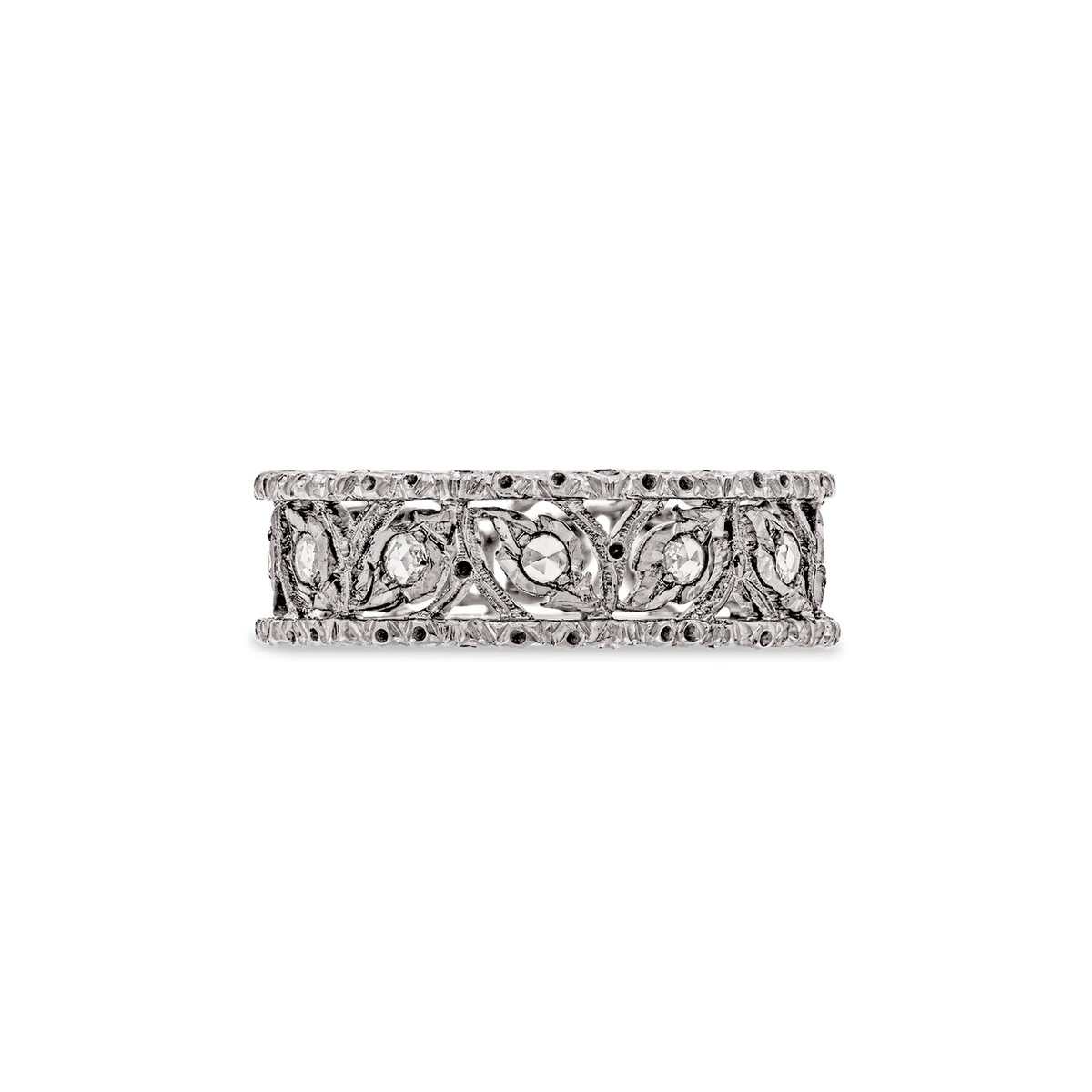 Carave Paris Classic Filigree Eternity Band Ring